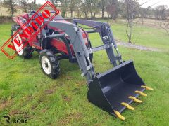 Trator Mitsubishi MT185 com frontal