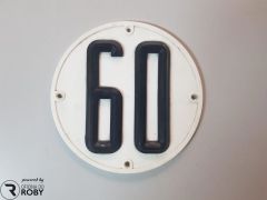 Placa de Velocidade 60km/h