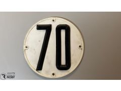 Placa de Velocidade 70km/h