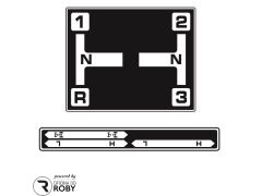 Autocolantes de Caixa de Velocidades Hinomoto E2304