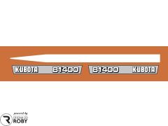 Autocolantes Kubota B1400