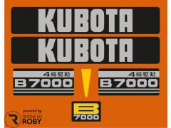 Autocolantes Kubota B7000