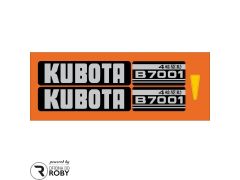 Autocolantes Kubota B7001