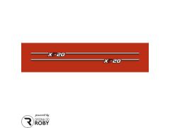 Autocolantes Kubota X-20