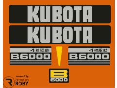 Autocolantes Kubota B6000