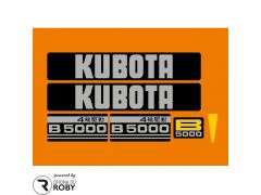 Autocolantes Kubota B5000