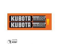 Autocolantes Kubota B6001